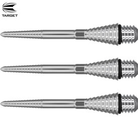 Target Dart Swiss Point-Technologie Steel Tip Schraubspitzen Titanium Conversion Point Grooved Silber 30 mm