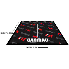 Winmau Dart Compact-Pro Dart Mat PDC Dartmatte Dartteppich