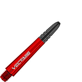 Winmau Vecta Shaft Composite mit leichtem aluminiumlegierten Top Rot/Schwarz M Mittel