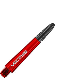 Winmau Vecta Shaft Composite mit leichtem aluminiumlegierten Top Rot/Schwarz IM Intermediate