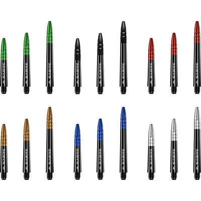 Mission Dart Sabre Shafts Black mit Aluminium-Top verschiedene Farben und Längen