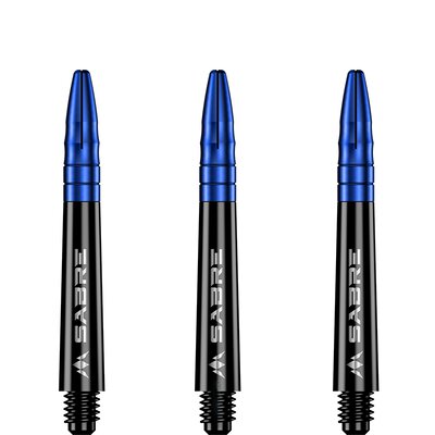 Mission Dart Sabre Shafts Black mit Aluminium-Top  Blau IM Intermediate