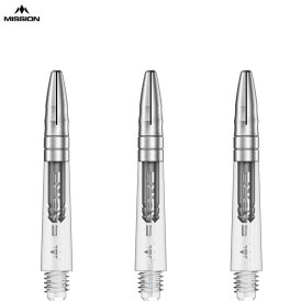 Mission Dart Sabre Shafts Clear mit Aluminium-Top Silber S Kurz