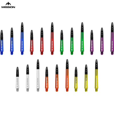Mission Dart Sabre Shafts Colour mit Aluminium-Top verschiedene Farben und Längen