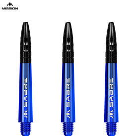 Mission Dart Sabre Shafts Colour mit Aluminium-Top Blau IM Intermediate