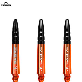 Mission Dart Sabre Shafts Colour mit Aluminium-Top Orange S Kurz