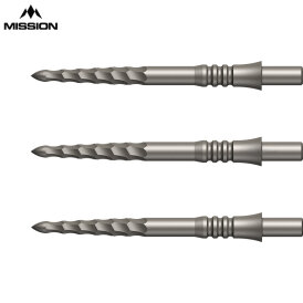 Mission Dart Steel Tip Sniper Dart Points Lunar FS Dart Wechsel- Spitzen Silber FS Point 28 mm