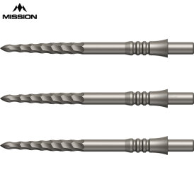 Mission Dart Steel Tip Sniper Dart Points Lunar FS Dart Wechsel- Spitzen Silber FS Point 32 mm