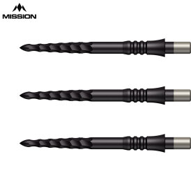 Mission Dart Steel Tip Sniper Dart Points Lunar FS Dart Wechsel- Spitzen Schwarz FS Point 28 mm