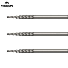 Mission Dart Steel Tip Lunar Dart Points Lunar FS Dart Wechsel- Spitzen Silber FS Point 36 mm