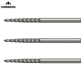 Mission Dart Steel Tip Lunar Dart Points Lunar FS Dart Wechsel- Spitzen Silber FS Point 38 mm