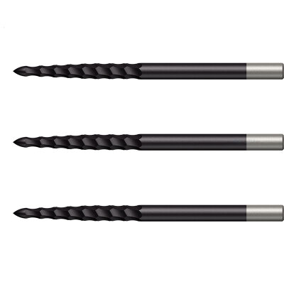 Mission Dart Steel Tip Lunar Dart Points Lunar FS Dart Wechsel- Spitzen  Schwarz FS Point 38 mm