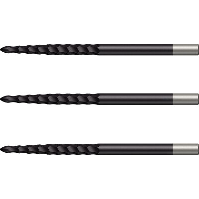 Mission Dart Steel Tip Lunar Dart Points Lunar FS Dart Wechsel- Spitzen  Schwarz FS Point 40 mm