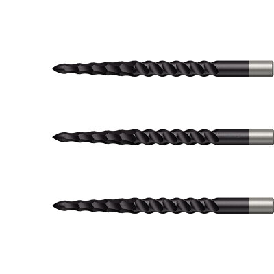 Mission Dart Steel Tip Lunar Dart Points Lunar CS Dart Wechsel- Spitzen Schwarz CS Point 32 mm