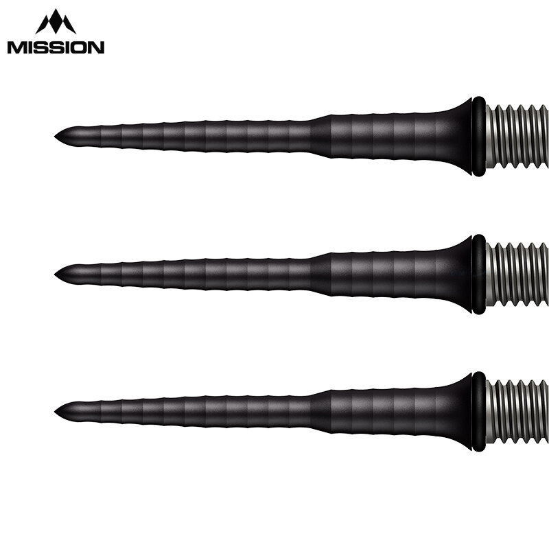 Points De Fléchettes Mission Titan Ripple - Conversion Pointe Souple → Acier - Titane, 34 Mm - Lot De 3 Avec Joints Toriques