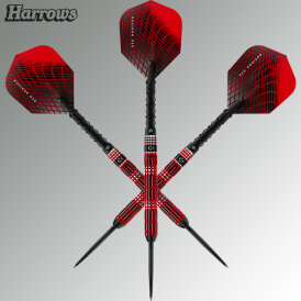 Harrows Steel Darts Red Horizon 90% Tungsten Steeltip Dart Steeldart