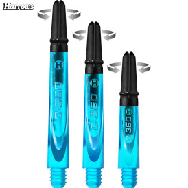 Harrows Dart Carbon 360 Shaft Dartshaft mit rotierenden Carbonverbundstoff-Top in verschiedenen Farben und Längen