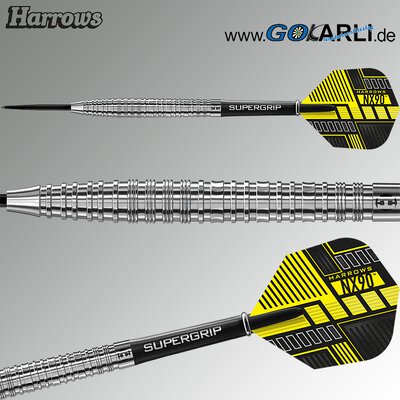 Harrows Steel Darts NX90 90% Tungsten Steeltip Dart Steeldart 21 g