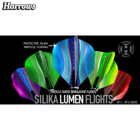 Harrows Dart Silika Lumen Dart Flight Design 2022 Dartflight Blau Standard Nr.2