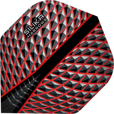 Harrows Dart Silika Dart Flight Design 2022 Dartflight Rot Standard Nr.2