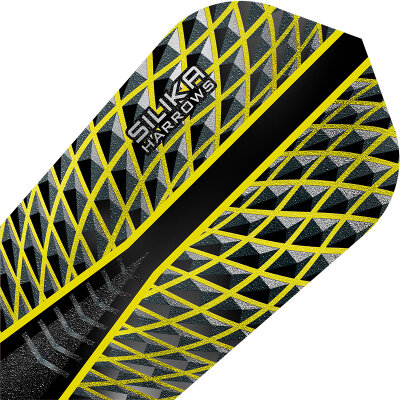 Harrows Dart Silika Dart Flight Design 2022 Dartflight Gelb Slim