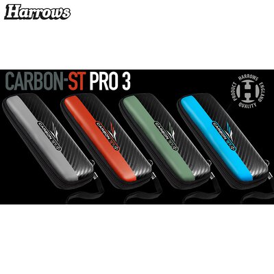 Harrows Dart Carbon ST Pro 3 Dart Case Darttasche Dartcase Dartbox Wallet Blau