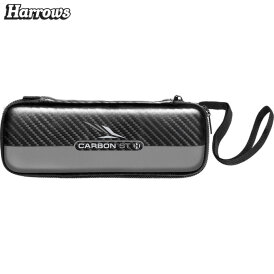 Harrows Dart Carbon ST Pro 3 Dart Case Darttasche Dartcase Dartbox Wallet Schwarz/Grau