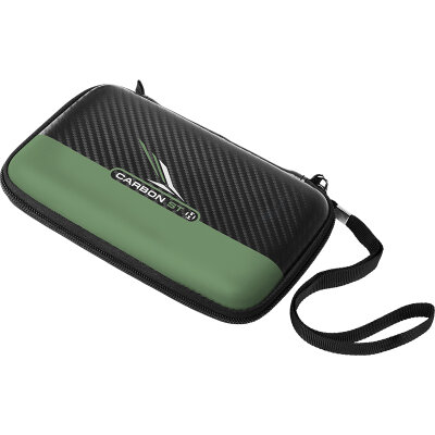 Harrows Dart Carbon ST Pro 6 Dart Case Darttasche Dartcase Dartbox Wallet Grün
