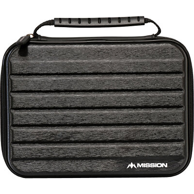Mission Dart ABS 4 Metallic Darts Case Dartkoffer Darttasche Dartcase Dartbox Wallet Schwarz