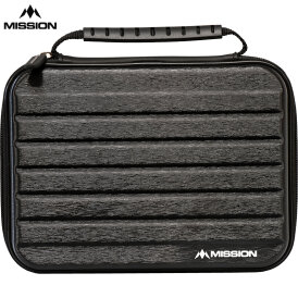Mission Dart ABS 4 Metallic Darts Case Dartkoffer Darttasche Dartcase Dartbox Wallet Schwarz