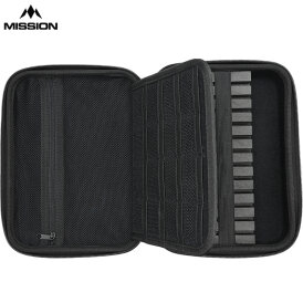 Mission Dart ABS 4 Metallic Darts Case Dartkoffer Darttasche Dartcase Dartbox Wallet Silber