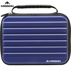 Mission Dart ABS 4 Metallic Darts Case Dartkoffer Darttasche Dartcase Dartbox Wallet Blau