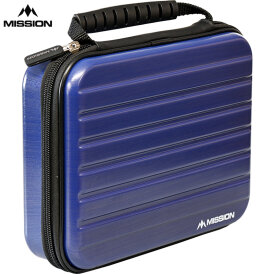 Mission Dart ABS 4 Metallic Darts Case Dartkoffer Darttasche Dartcase Dartbox Wallet Blau