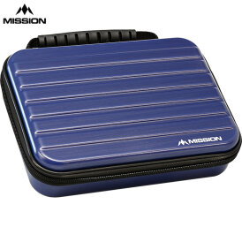 Mission Dart ABS 4 Metallic Darts Case Dartkoffer Darttasche Dartcase Dartbox Wallet Blau