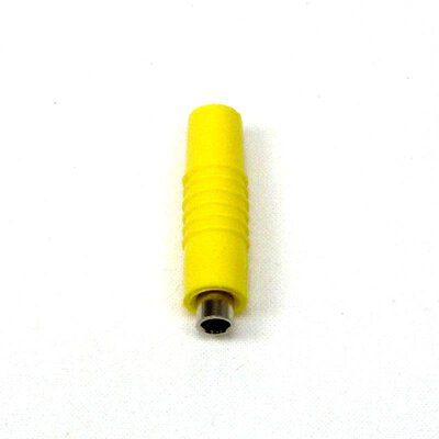 Schnepp Kupplung 4 mm Ø gelb Schraubanschluss