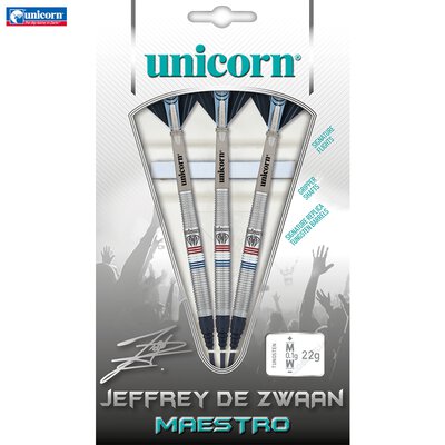 Unicorn Soft Darts Maestro Jeffrey de Zwaan Phase 2 P2 80% Tungsten Softtip Darts Softdart 22 g