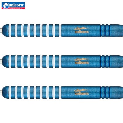 Unicorn Steel Darts Gary Anderson Silverstar Blue 80% Tungsten Steeltip Darts Steeldart