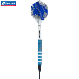 Unicorn Soft Darts Gary Anderson Silverstar Blue 80% Tungsten Softtip Darts Softdart 19 g