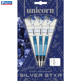 Unicorn Soft Darts Gary Anderson Silverstar Blue 80% Tungsten Softtip Darts Softdart 19 g