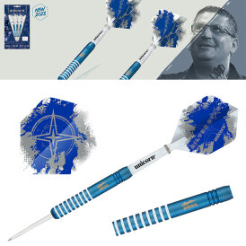 Unicorn Steel Darts Gary Anderson Silverstar Blue 80% Tungsten Steeltip Darts Steeldart 27 g