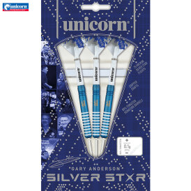 Unicorn Steel Darts Gary Anderson Silverstar Blue 80% Tungsten Steeltip Darts Steeldart 27 g
