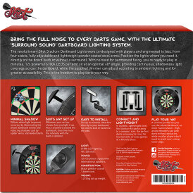 Shot Dart Stadium Dartboard Light Dartboard Light Dartboardbeleuchtung Dartscheiben Licht LED Beleuchtungs System