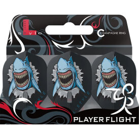 L-Style Signature Dart Flights Florian Hempel V1 Black...
