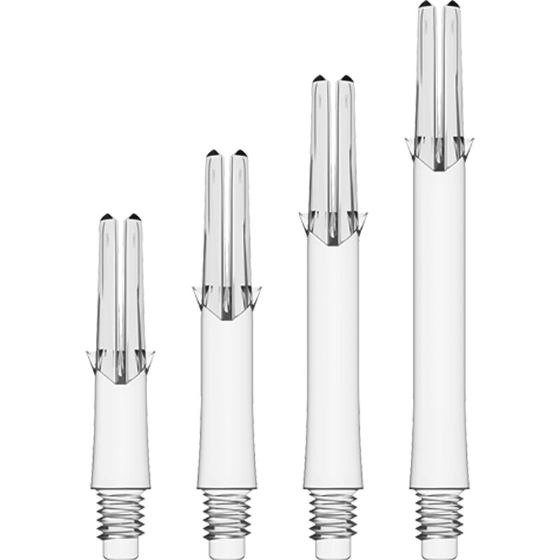 thumbnail interactive-video image 1 of 2-Inch White Dimplex Dart Shafts By Ton Junkie – Get 3 Per Order For Your Darts 1 of 5