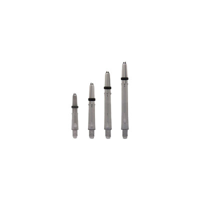L-Style Dart Laro Dart Shaft 2BA Dartshaft Klar-Schwarz M Mittel