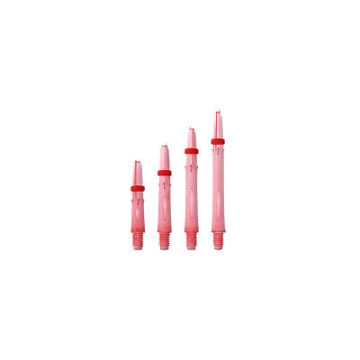 L-Style Dart Laro Dart Shaft 2BA Dartshaft Klar-Rot XS Extra Kurz