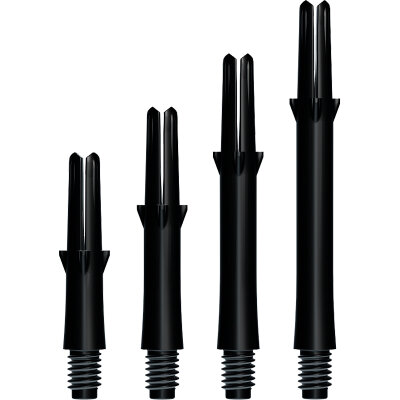 L-Style Dart L-Shaft Locked Straight Dart Shaft 2BA Dartshaft Schwarz S Kurz