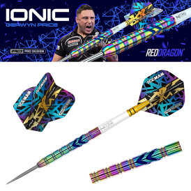 Red Dragon Steel Darts Gerwyn Price Iceman Ionic 90% Tungsten Steeltip Dart Steeldart