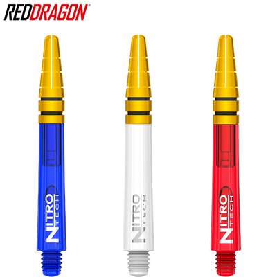 Red Dragon Nitrotech Dart Shaft Dartshaft Top in Gold verschiedene Farben
