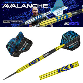 Red Dragon Steel Darts Gerwyn Price Iceman Avalanche-Pro Gold 90% Tungsten Steeltip Dart Steeldart